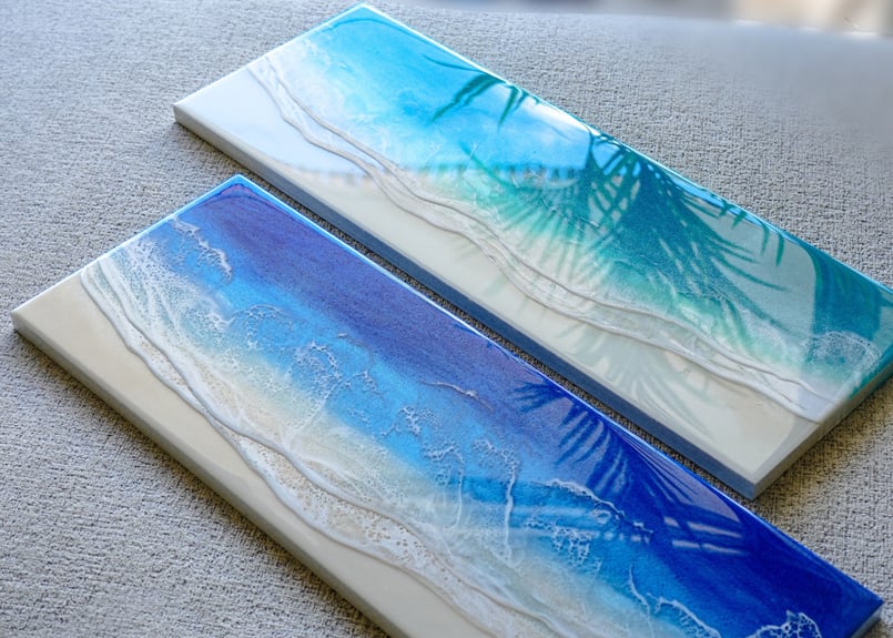 リリィ 】エポキシレジン オーシャンアート レジンアート リリィ