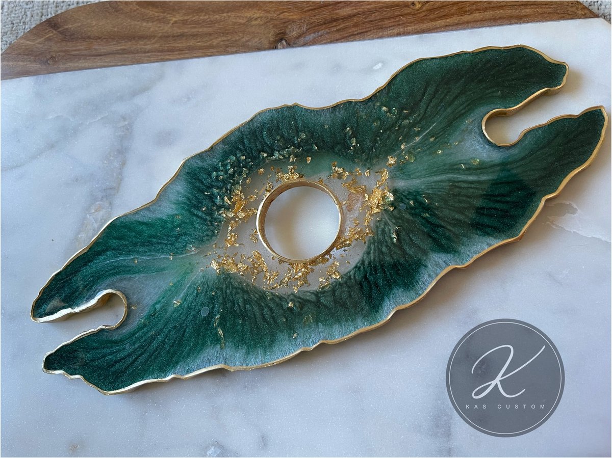 アゲートコースター】レジンアート | Resin Art Shop Kays Artistry
