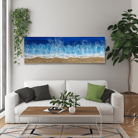 レジンオーシャンアート 2段引出しインテリア♡ レジンオーシャンアート 2段引出しインテリア♡ ♡ ocean glass