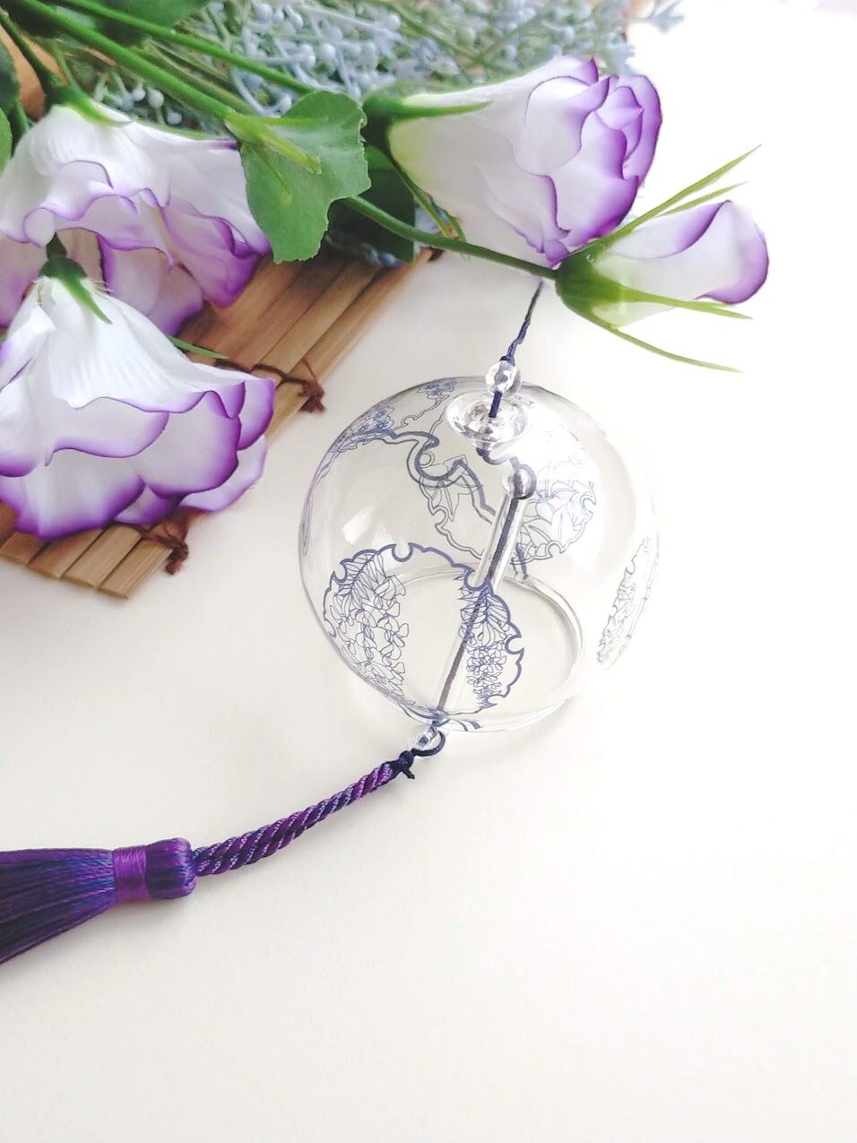 ガラス用 花雪輪転写紙 紺 | HARU-RU STORE