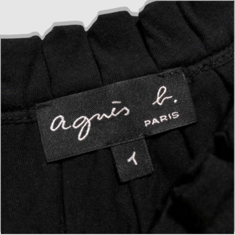 【美品】アニエスベー-agnes b.-スパンコールVネックカットソー アニエスベー-agnes b. -タッグネックカットソー | MoDeNeW