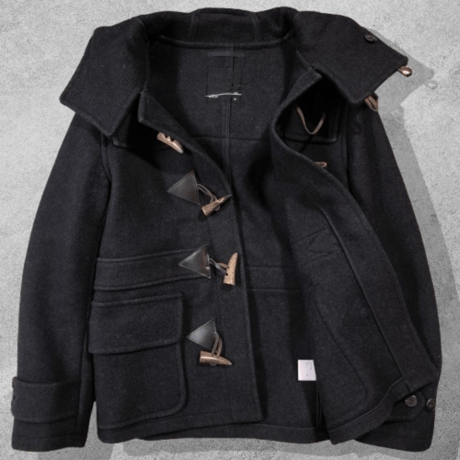 未使用 極美品 LAD MUSICIAN ネップメルトンダッフルコート 42 LAD MUSICIAN ONLINE SHOP