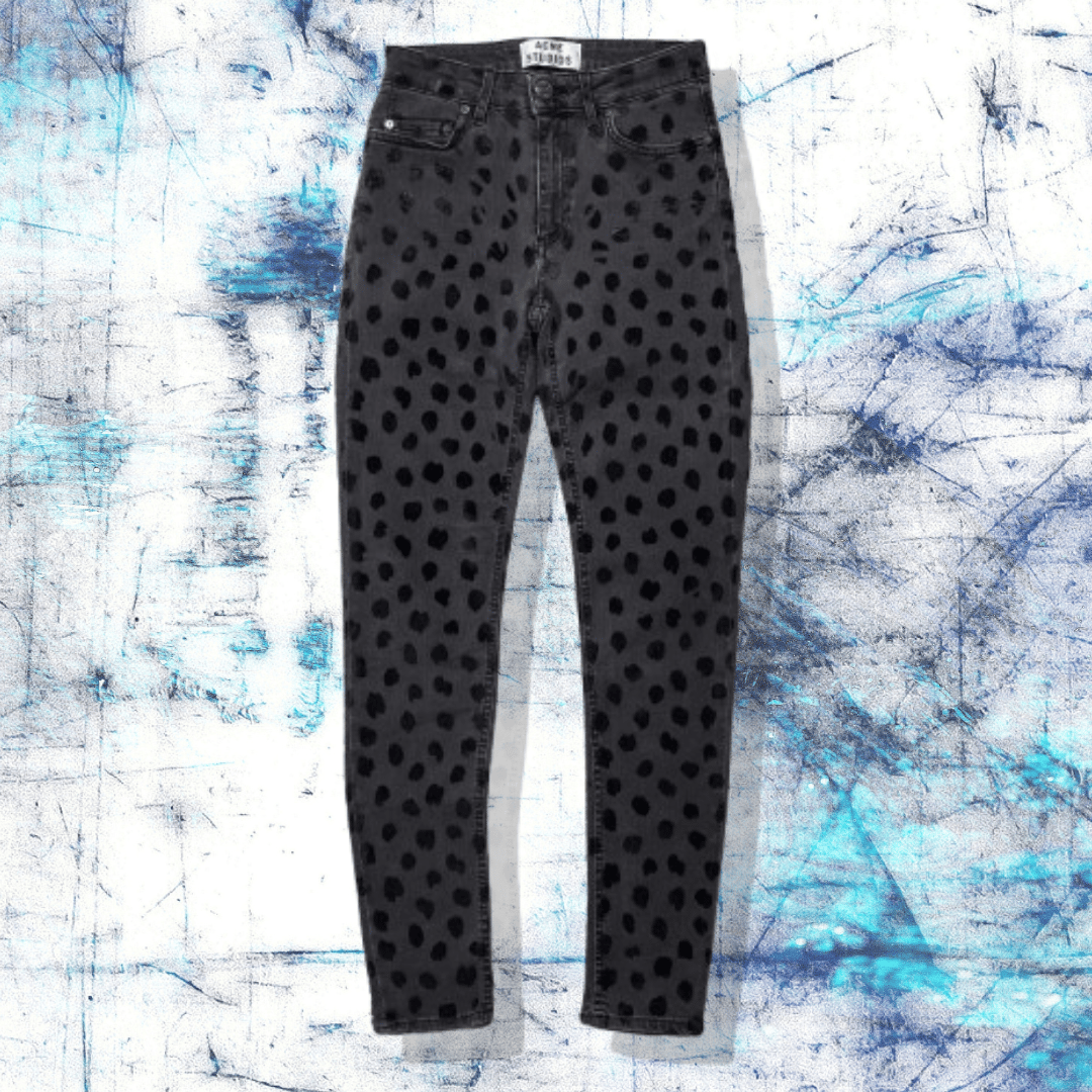 アクネ town タウン スキニーパンツ デニムパンツ acnestudios アクネストゥディオズ-Acne Studios-ドットスキニーデニムパンツ | MoDeNeW