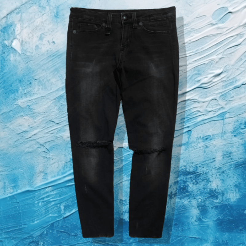 アールサーティーン - R13 - スキニーカットオフダメージデニムパンツ  