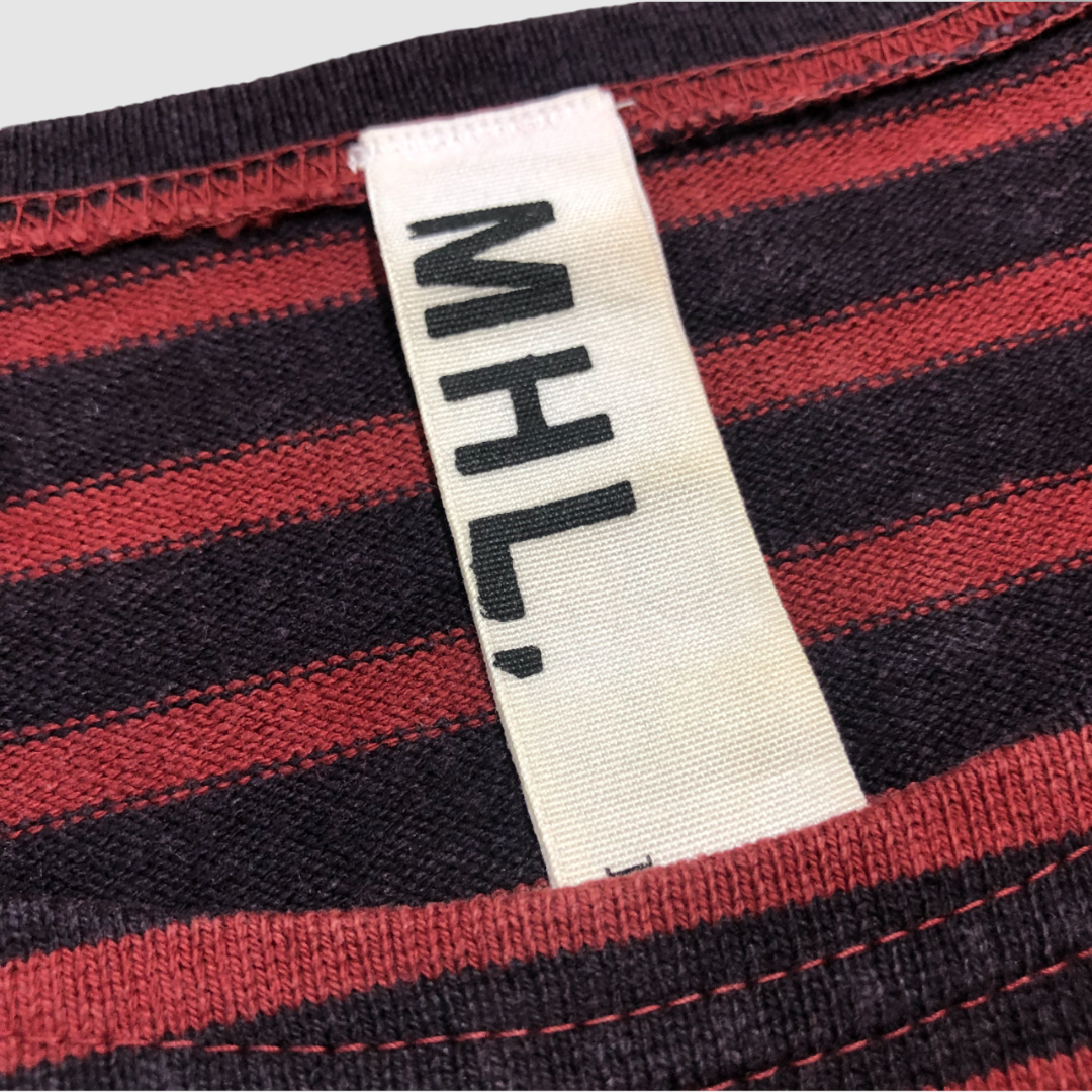 マーガレットハウエル-MHL.-ボーダーロングカットワンピース | MoDeNeW