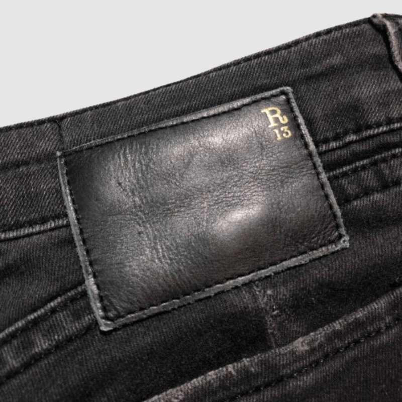 アールサーティーン - R13 - スキニーカットオフダメージデニムパンツ  