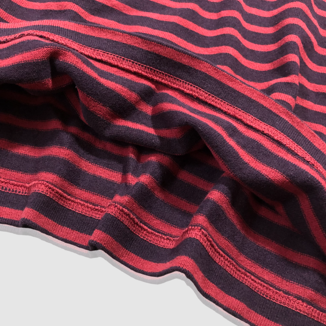 極美品✨ マーガレットハウエル　MHL.　ロングワンピ―ス　近年　プリーツ　Ⅰ マーガレットハウエル-MHL.-ボーダーロングカットワンピース | MoDeNeW