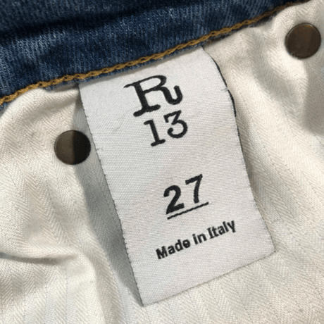 アールサーティーン-R13-ミッドライズデニムパンツ