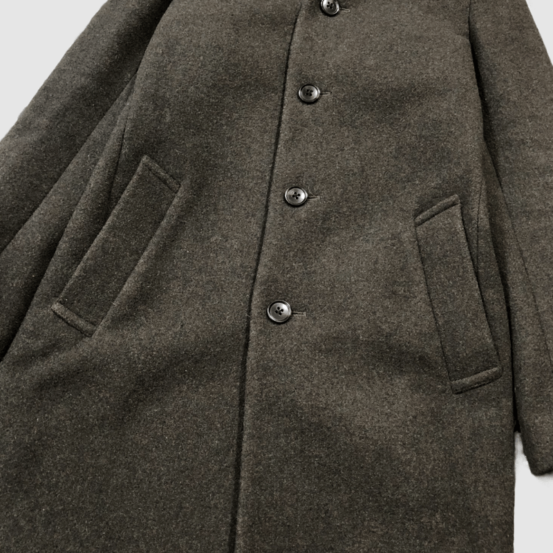 【美品】アルアバイル-allureville-メルトンウールロングコート アルアバイル-allureville-メルトンウールロングコート | MoDeNeW