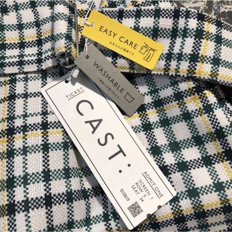 キャストコロン-CAST:-チェックタイトロングスカート