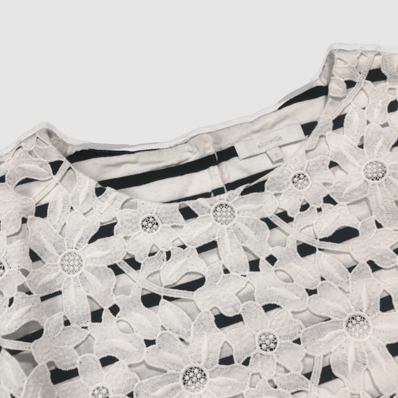 アルアバイル-allureville-シースルーレイヤードブラウス | MoDeNeW