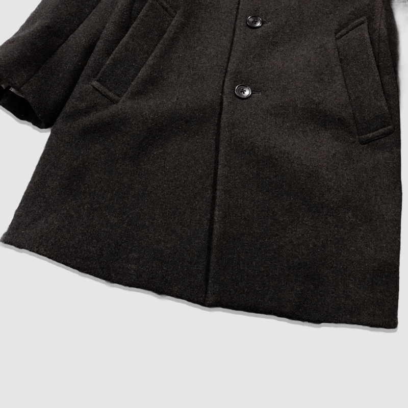 【美品】アルアバイル-allureville-メルトンウールロングコート アルアバイル-allureville-メルトンウールロングコート | MoDeNeW