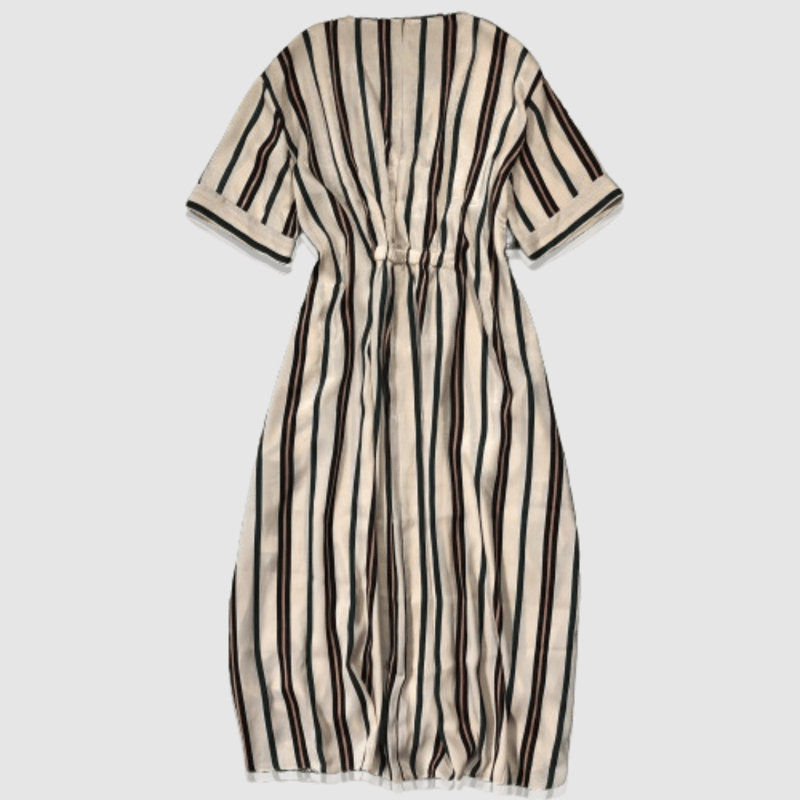 ザラ - ZARA - ロングフレアストライプワンピース | MoDeNeW