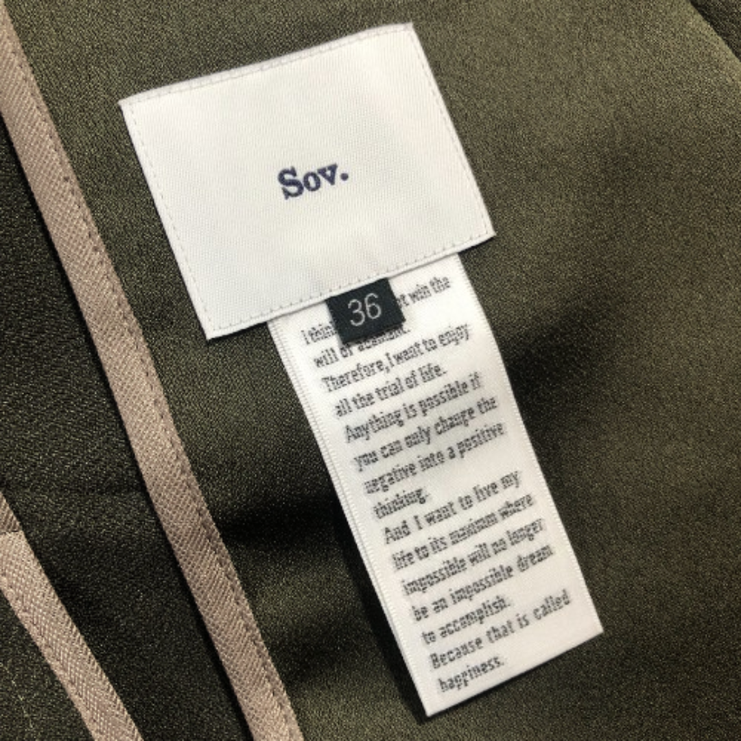 【美品】ソブ-Sov.-ユーティリティデザインジャケット ソブ ダブスタ ダブルスタンダードクロージング - Sov. double