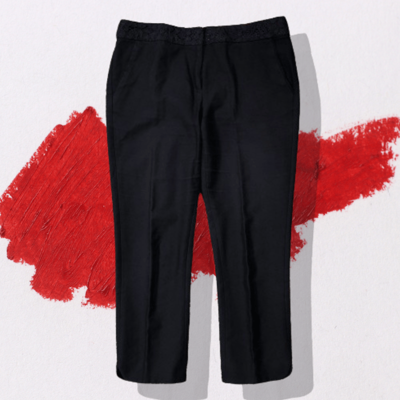 【美品】トッカ-TOCCA-ウエストレースクロップドパンツ トッカ-TOCCA-ウエストレースクロップドパンツ | MoDeNeW