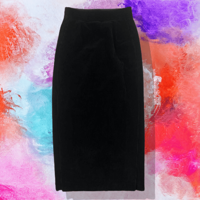 エストネーション-ESTNATION-コーデュロイタイトロングスカート | MoDeNeW