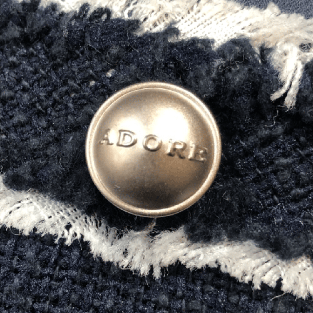 美品】アドーア-ADORE-ツイードフリンジジャンパースカート 【公式通販】