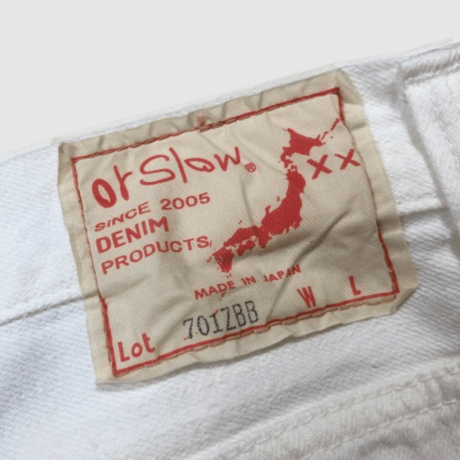 オアスロウ-orslow-ワイドデザインデニムパンツ