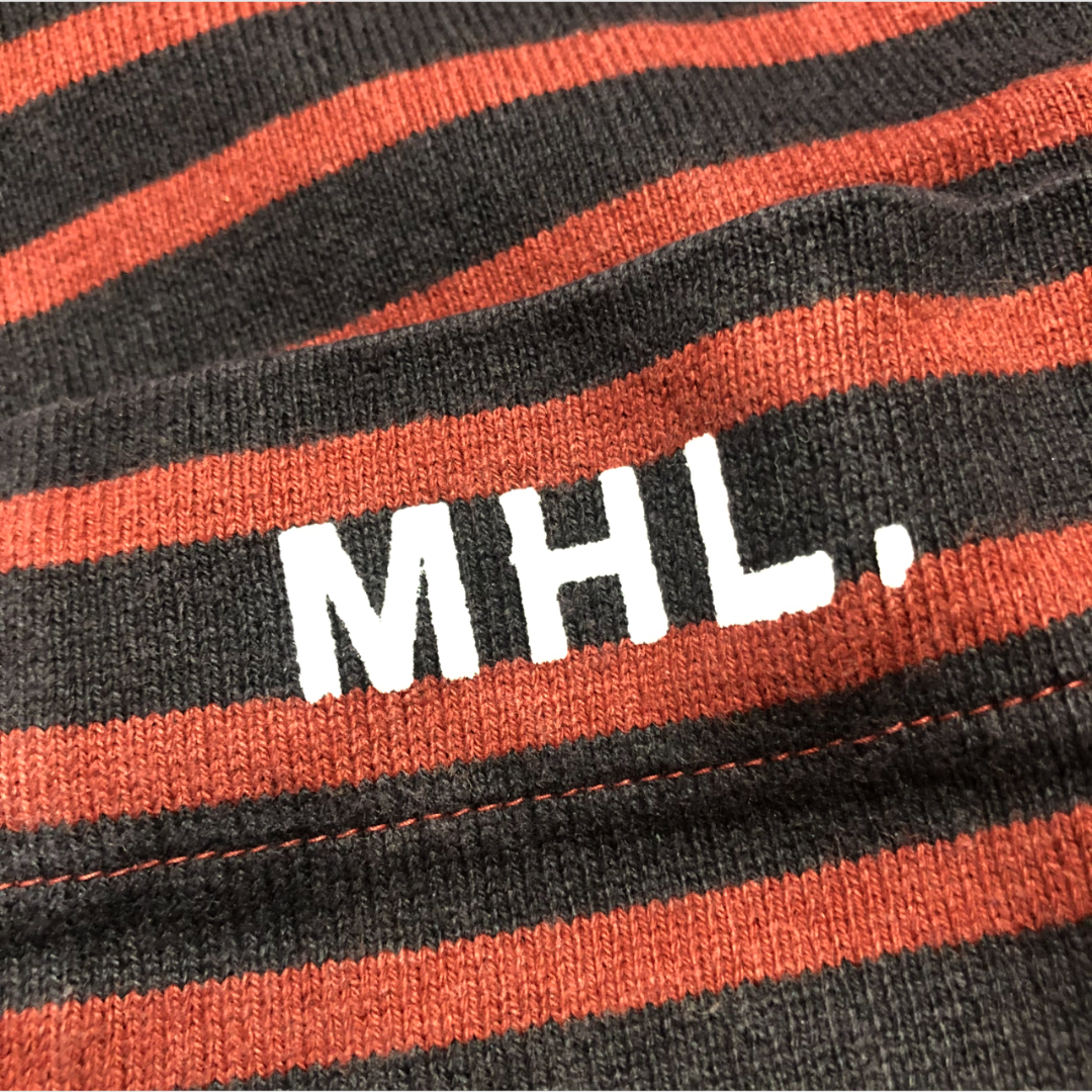 マーガレットハウエル-MHL.-ボーダーロングカットワンピース