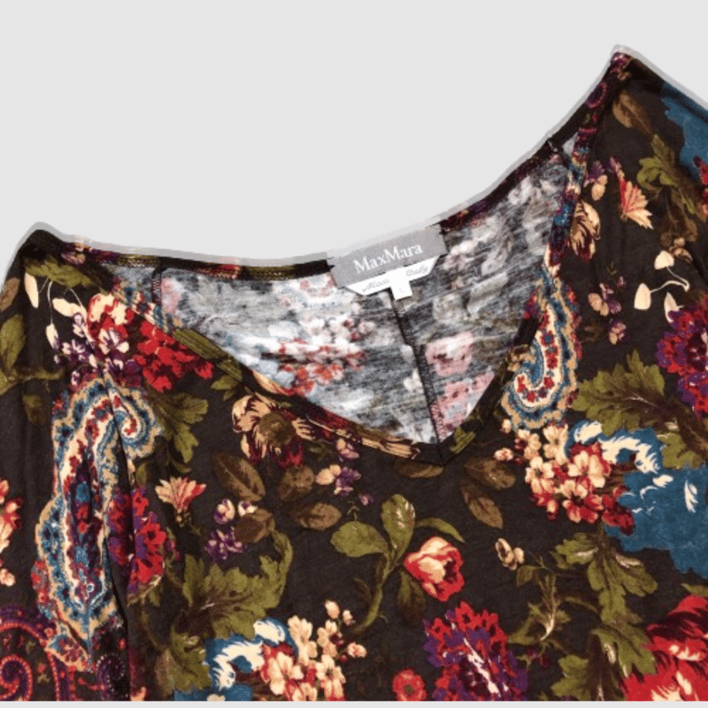 マックスマーラ - MAX MARA - ペイズリーデザインカットソー | MoDeNeW