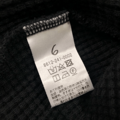 6 ROKU BEAUTY&YOUTH B&Y - ロク ビューティーアンドユース - THERMAL CREW NECK 6SLEEVE - サーマルカットソー