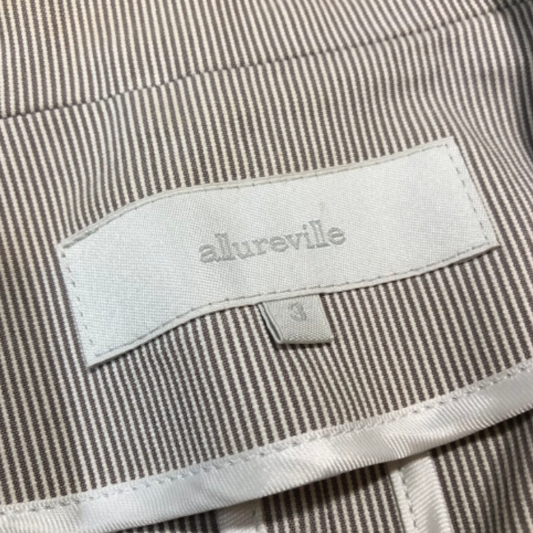 アルアバイル-allureville-ストライプテーラードジャケット