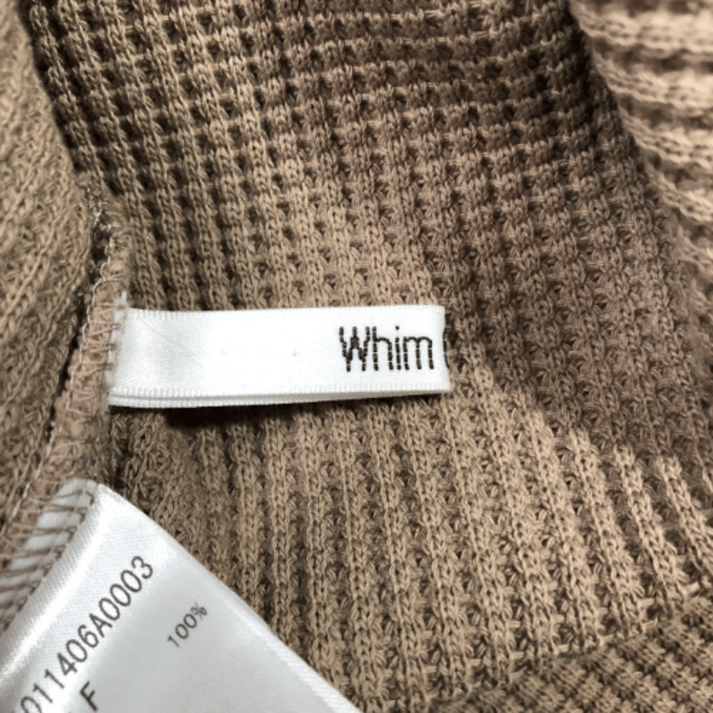 【美品】ウィムガゼット-Whim Gazette-ワッフルプルオーバー ウィムガゼット - Whim Gazette - ワッフルプルオーバー | MoDeNeW