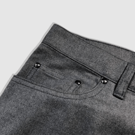 ランバン-LANVIN COLLECTION-ウール テーパードパンツ