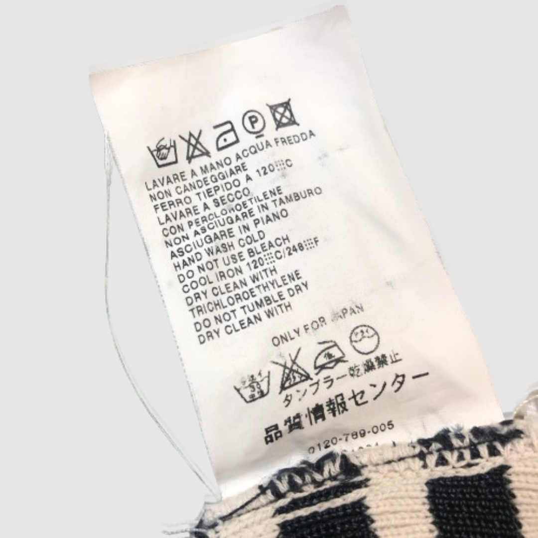 【美品】maxmara ボーダー　タンクトップ　トップス　マックスマーラ　L マックスマーラ-Max Mara-ボーダーニットタンクトップ | MoDeNeW