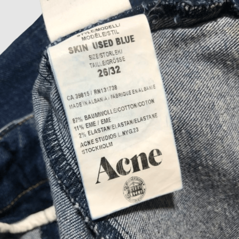 アクネストゥディオズ - ACNE STUDIOS - スキニーデニムパンツ | MoDeNeW