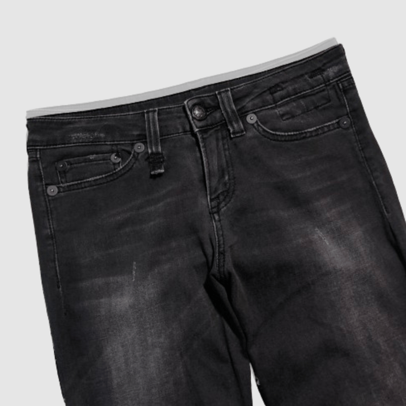 アールサーティーン-R13-スキニーカットオフダメージデニムパンツ 