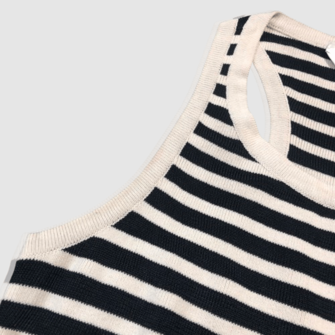 マックスマーラ-Max Mara-ボーダーニットタンクトップ | MoDeNeW