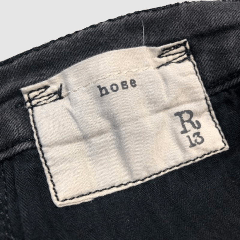 アールサーティーン-R13-スキニーカットオフダメージデニムパンツ 