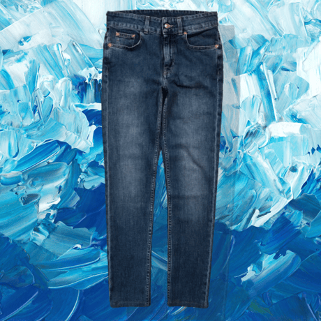 トムウッド ボタンフライデニムパンツ ジーンズ テーパード W29 黒 トムウッド | STORES