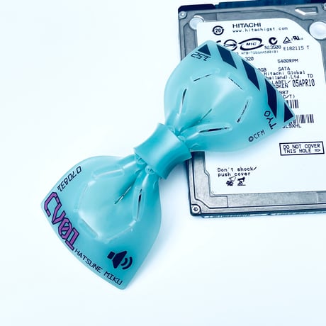 小型リボンバレッタ 初音ミクver.