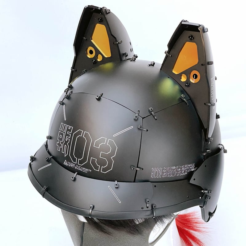 ネコミミ搭載式ヘルメット | 中央町戦術工芸_ctctyo