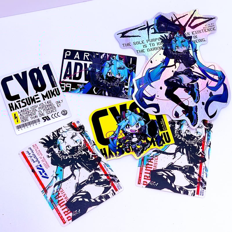 初音ミクx中央町戦術工芸 ステッカーセット | 中央町戦術工芸_ctctyo 初音ミクx中央町戦術工芸 ステッカーセット | 中央町戦術工芸_ctctyo