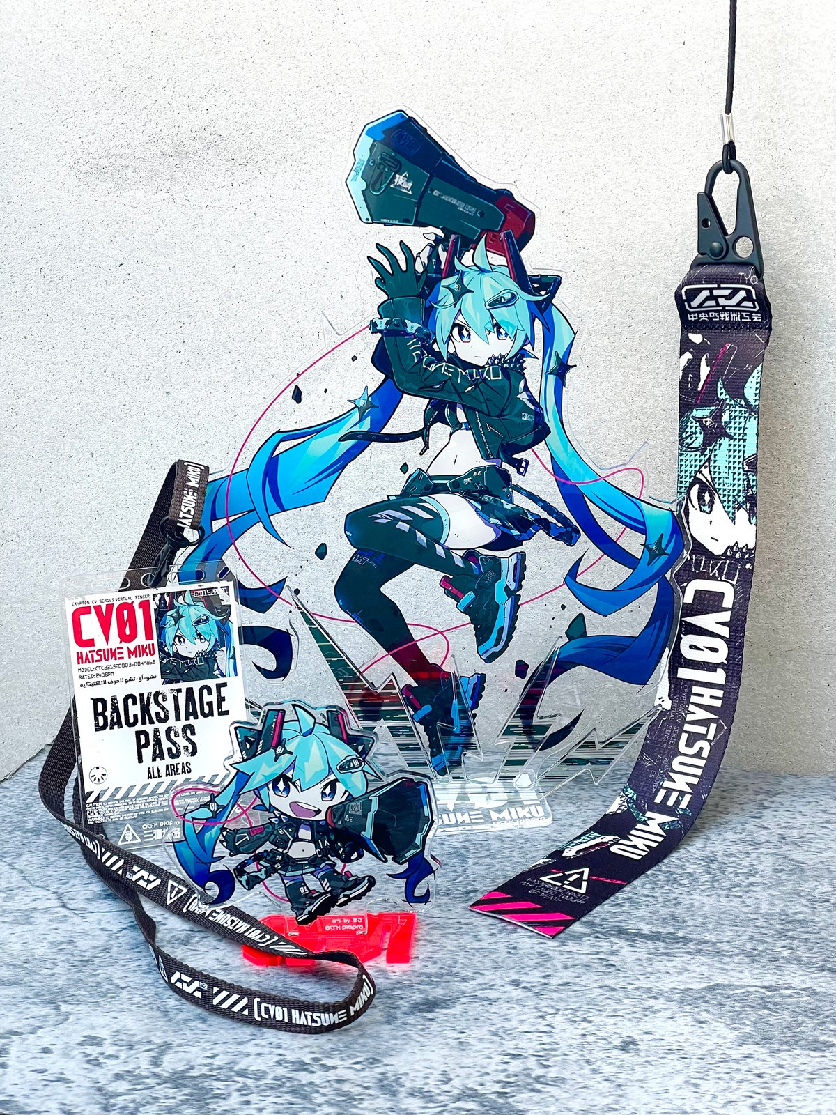 初音ミクx中央町戦術工芸 アクリルBACKSTAGE PASS | 中央町戦術 初音ミクx中央町戦術工芸 アクリルBACKSTAGE PASS | 中央町戦術