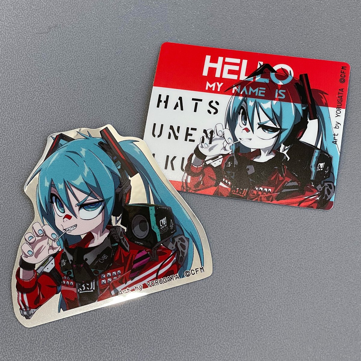 初音ミク ステッカーセット YORUGATA ver. | 中央町戦術工芸_ctctyo 初音ミク ステッカーセット YORUGATA ver. | 中央町戦術工芸_ctctyo