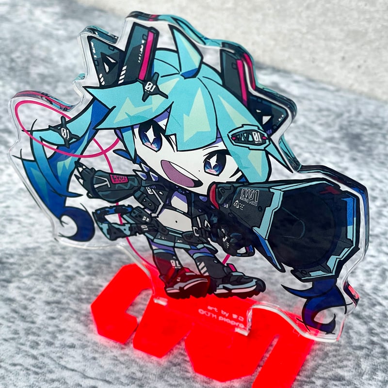 初音ミクx中央町戦術工芸 SDアクリルスタンド | 中央町戦術工芸_ 初音ミクx中央町戦術工芸 SDアクリルスタンド | 中央町戦術工芸_
