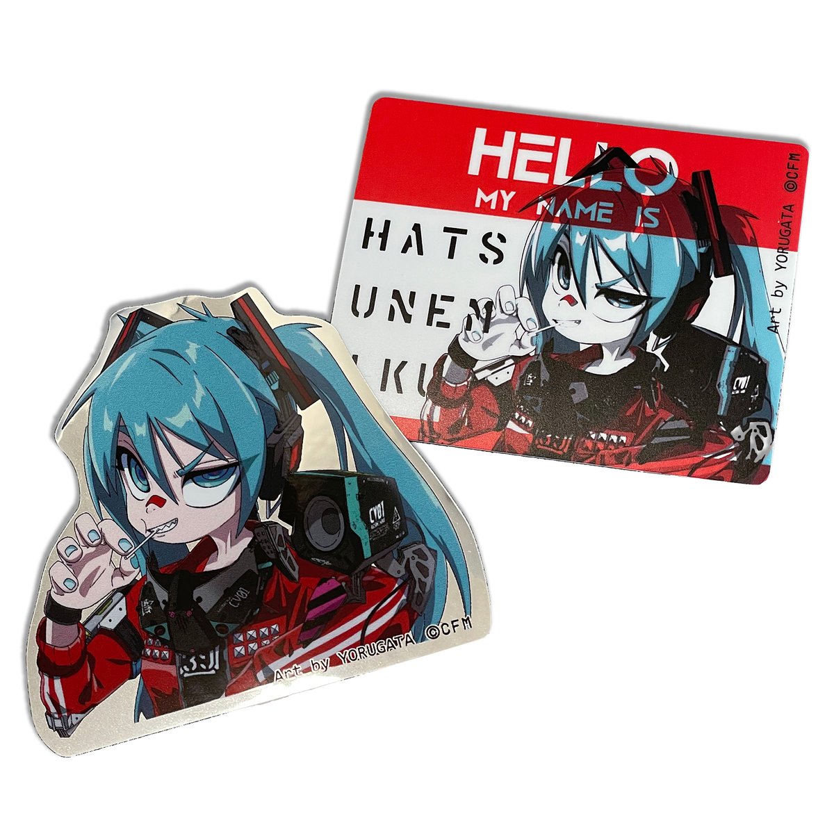 初音ミク ステッカーセット YORUGATA ver. | 中央町戦術工芸_ctctyo 初音ミク ステッカーセット YORUGATA ver. | 中央町戦術工芸_ctctyo