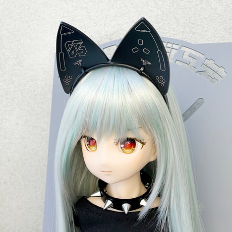 中央町戦術工芸 猫耳カチューシャ 原宿 コスプレ - ヘア