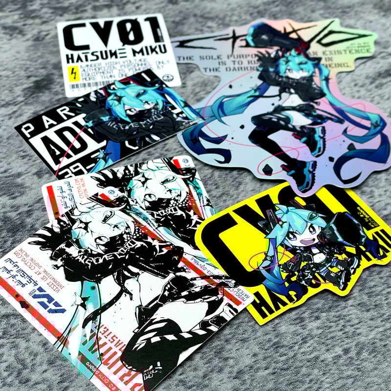 初音ミクx中央町戦術工芸 ステッカーセット | 中央町戦術工芸_ctctyo 初音ミクx中央町戦術工芸 ステッカーセット | 中央町戦術工芸_ctctyo