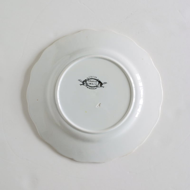 ジョルジュ・サンドのいちご皿 FRAISE クレイユモントロー G