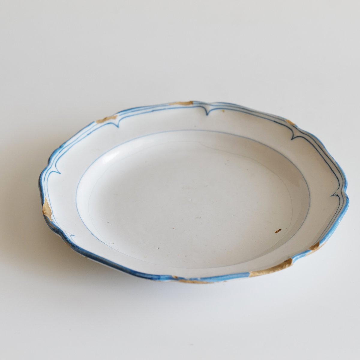 ムスティエ 青輪線のお皿 ムスティエ 青輪線のお皿 | chez Augustins