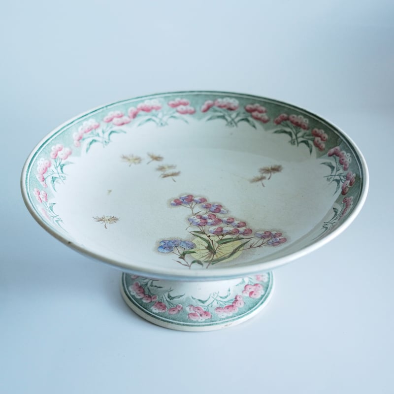 フランスアンティーク クレイユモントロー FRAISE イチゴ コンポティエ