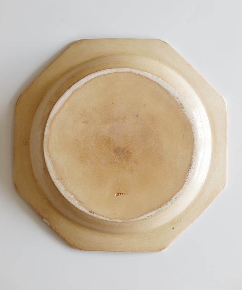 モントロー窯 1820年頃 枯れ果てたオクトゴナル 大皿 モントロー窯 1820年頃 枯れ果てたオクトゴナル 大皿 - メルカリ