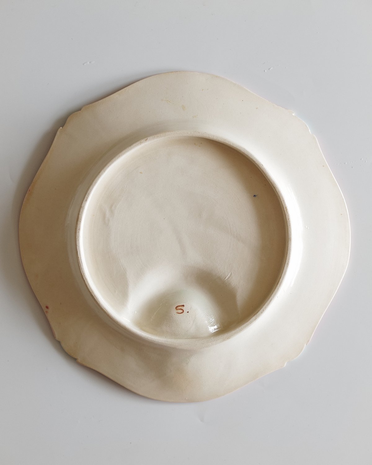 珍しいリムの バルボティーヌ アーティチョークとアスパラガス *状態良 珍しいリムの バルボティーヌ アーティチョークとアスパラガス