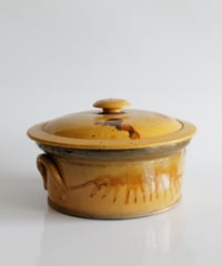 フランス 19c テリーヌポット (グラタン皿) 円形大きめ フランス 19c テリーヌポット (グラタン皿) 円形大きめ | chez Augustins