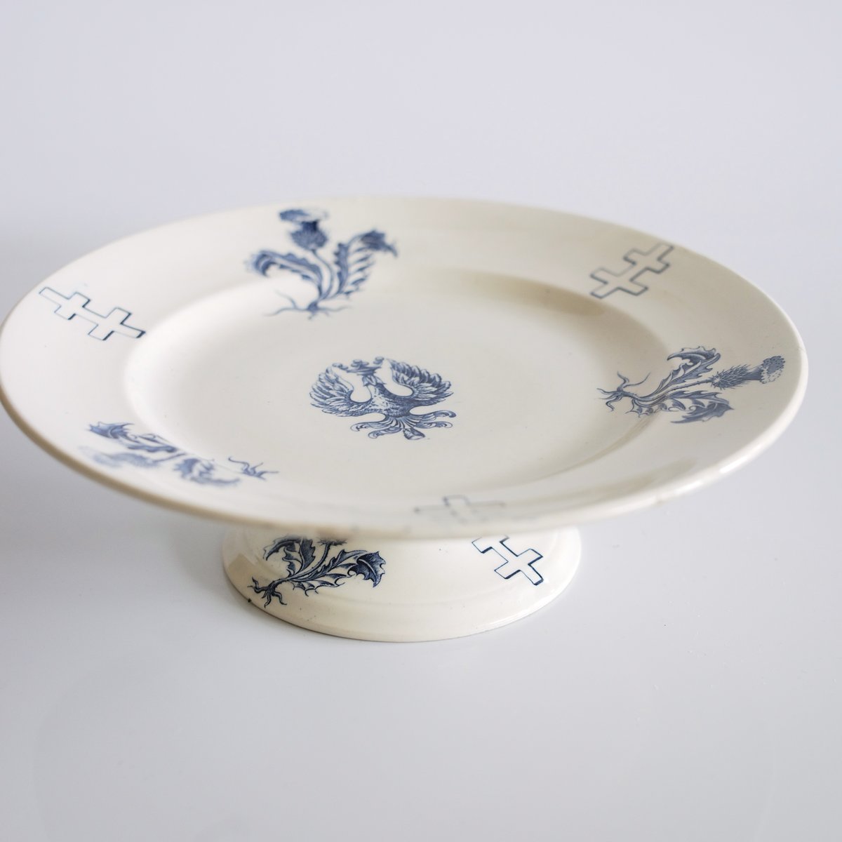 Luneville リュネヴィル ロレーヌ十字 アザミ ショコラカップ ソーサー